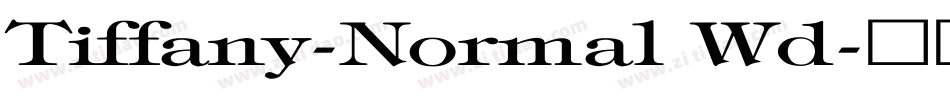 Tiffany-Normal Wd字体转换